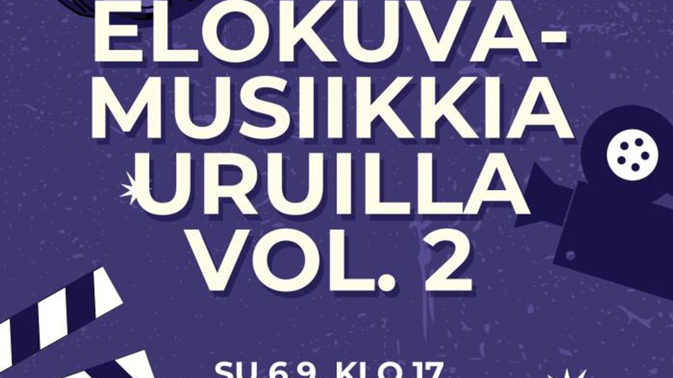 Elokuvamusikkia uruilla Vol. 2 Riihimäen Keskuskirkossa