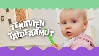Tapahtuman Tenavien Taideaamu kuva