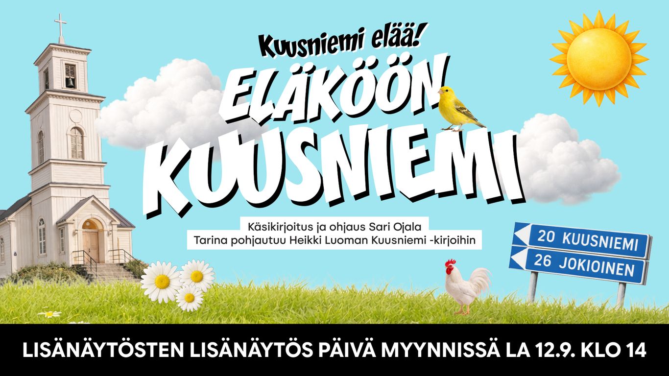 Kuusniemi elää banneri