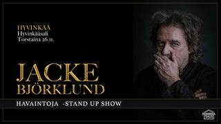 Tapahtuman Jacke Björklund: Havaintoja -stand up show (K18) kuva