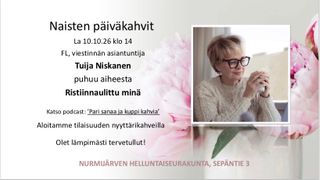Tapahtuman Naisten päiväkahvit kuva