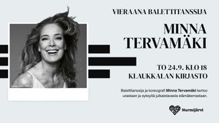 Tapahtuman Vieraana Minna Tervamäki kuva