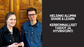 Share & Learn: kerronnalliset taidot ja hyvinvointi