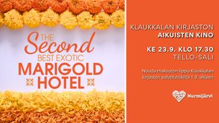 Tapahtuman Aikuisten Kino: The Second Best Exotic Marigold kuva