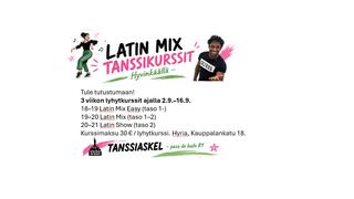 Tapahtuman Latin Mix -lyhytkurssit syyskuussa (3 krt), aloitus 2.9. kuva