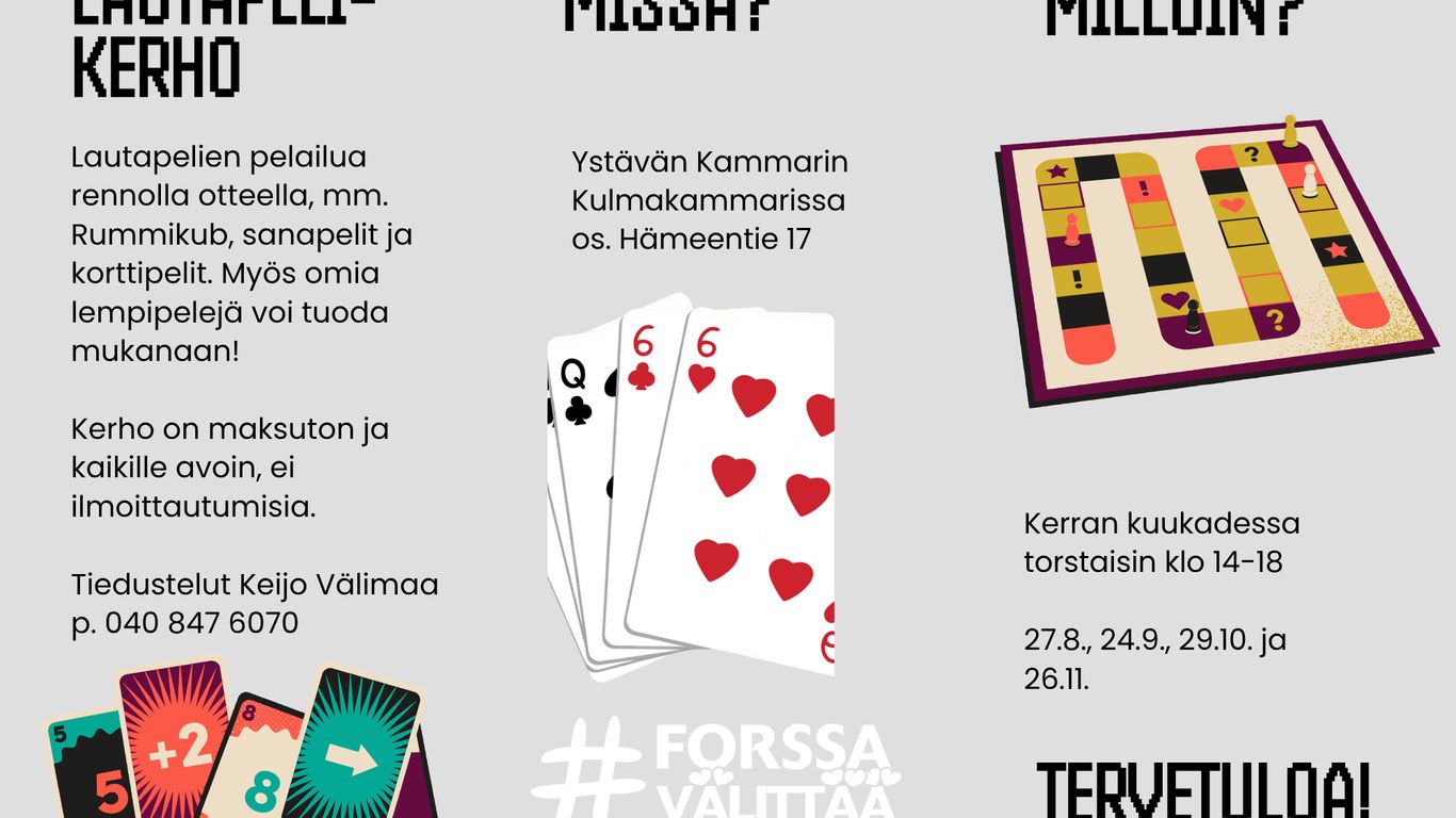 Lautapelikerho - tapahtuman kuva