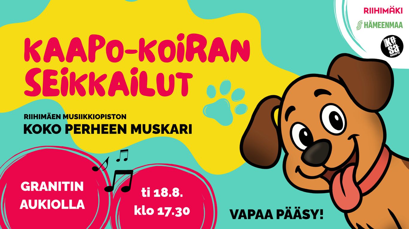 Kaapo-koiran seikkailut - koko perheen muskari!