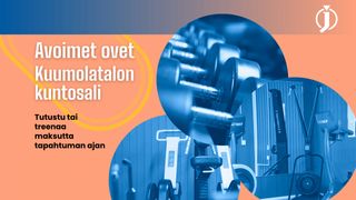 Tapahtuman Avoimet ovet Kuumolatalon kuntosalilla kuva