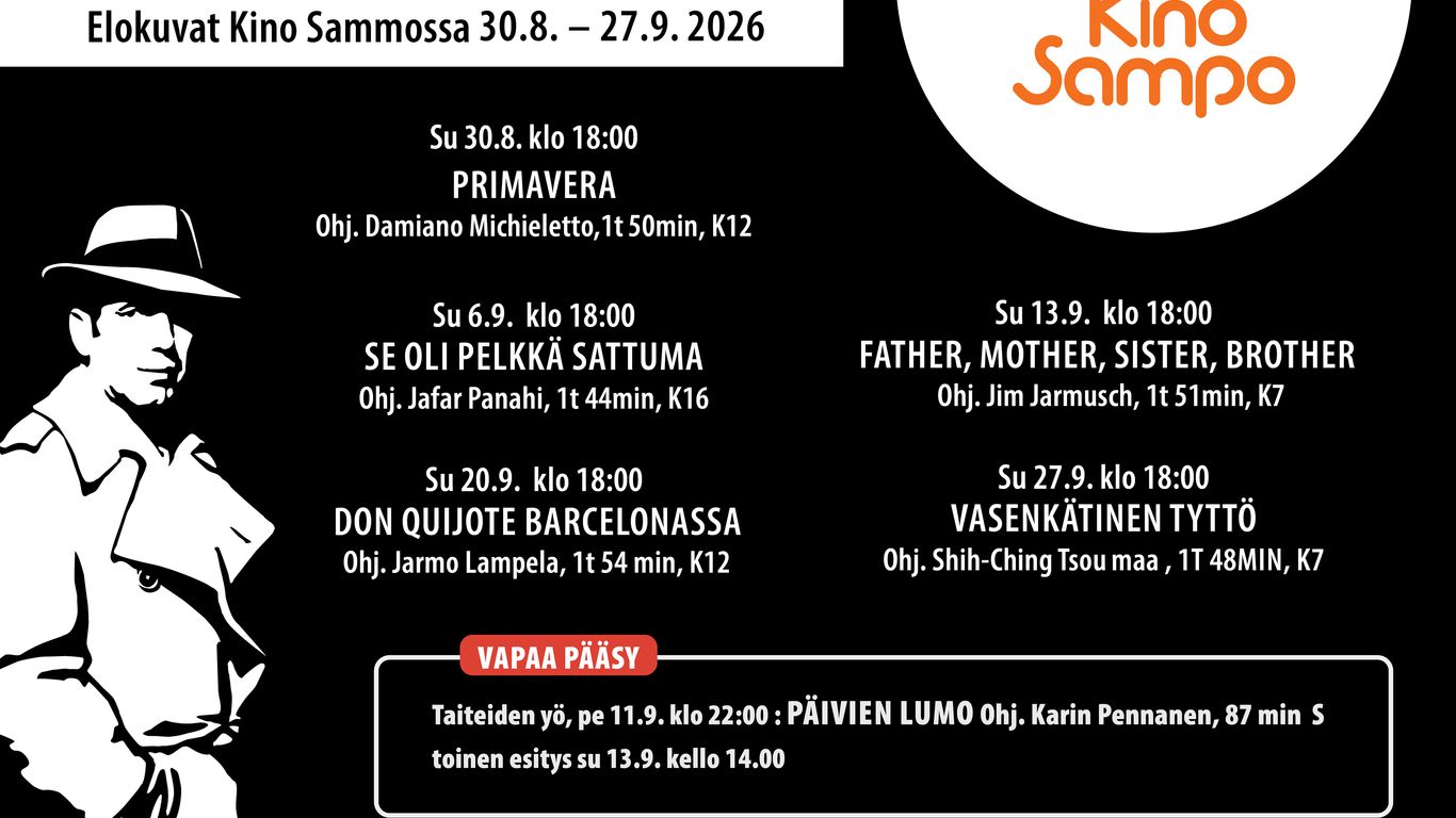 Kino Sampo elokuvateatterin Kesäsarja