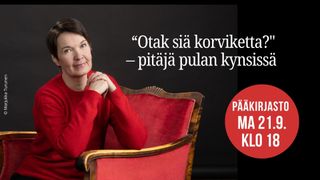 Tapahtuman "Otak siä korviketta?" - pitäjä pulan kynsissä kuva