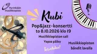 Tapahtuman Klubi - pop&jazz-konsertti kuva