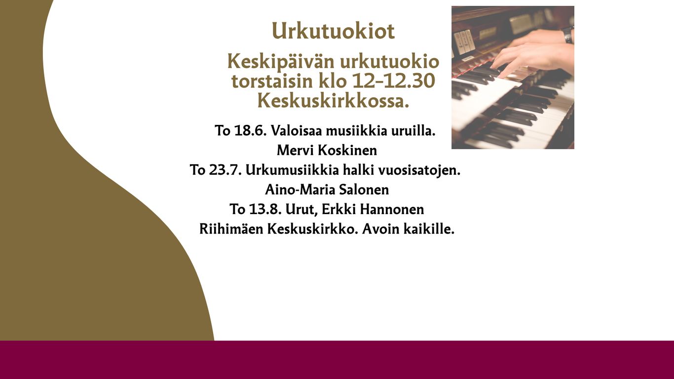 Keskipäivän urkutuokio